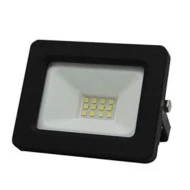 Προβολέας Led SMD 230V 10W με μπλε φως  120° μαύρο σώμα αλουμινίου IP65