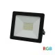 Προβολέας led smd eco 30W RGB 24VDC με ανθρακί σώμα στεγανός IP65 απαραίτητο RGB controller