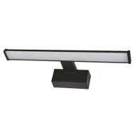 Φωτιστικό LED λουτρού 8W ενδιάμεσο χρώμα φωτός 4000Κ 640lm αλουμινίου σε μαύρο χρώμα με βάση & μήκος 40cm