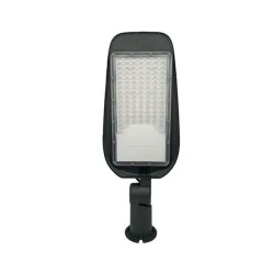 Φωτιστικό δρόμου Led 100W 4000K ενδιάμεσο λευκό φως αντικεραυνική προστασία IP65 & σπαστό βραχίονα 
