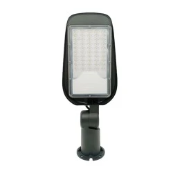Φωτιστικό δρόμου Led 50W 4000Κ ενδιάμεσο λευκό φως IP65 & σπαστό βραχίονα 