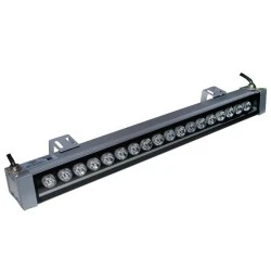 Μπάρα - προβολέας LED επιμήκης γραφίτης 50cm 18W δέσμης 10° ψυχρό λευκό φως 6000k στεγανός IP65