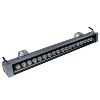 Μπάρα - προβολέας LED επιμήκης γραφίτης 50cm 18W δέσμης 10° ψυχρό λευκό φως 6000k στεγανός IP65