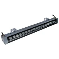 Μπάρα - προβολέας LED επιμήκης γραφίτης 50cm 18W δέσμης 10° 3000k θερμό λευκό φως στεγανός IP65