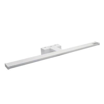 Led φωτιστικό λουτρού αλουμινίου λευκό 15W 80cm ενδιάμεσο φως 4000k & στεγανό IP44 