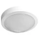 Led πλαφονιέρα πλαστική λευκή στρόγγυλη 8W θερμό λευκό φως 3000k στεγανή IP65 εξωτερικού χώρου