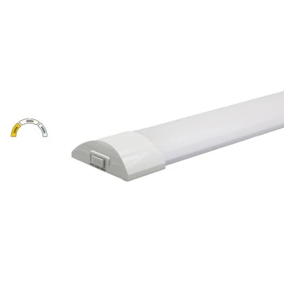 Φωτιστικό LED οβάλ 18W με ρύθμιση απόχρωσης φωτός CCT 2000lm μήκος 600x75x25mm