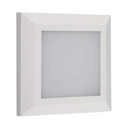 Led πλαφονιέρα τετράγωνη πλαστική λευκή d125mm 4W 3000k θερμό λευκό φως εξωτερικού χώρου IP65 Led πλαφονιέρα τετράγωνη πλαστική λευκή d125mm 4W 3000k θερμό λευκό φως εξωτερικού χώρου IP65