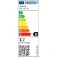 Φωτιστικό LED επίτοιχο αλουμινίου 12W CCT 630lm μονής κατεύθυνσης τριγωνικό IP54 με απόχρωση γραφίτη 