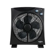 Ανεμιστήρας επιδαπέδιος Box Fan Airbox Φ30 45W με 3 ταχύτητες λειτουργίας 5 λεπίδες σε μαύρο χρώμα 