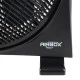 Ανεμιστήρας επιδαπέδιος Box Fan Airbox Φ30 45W με 3 ταχύτητες λειτουργίας 5 λεπίδες σε μαύρο χρώμα 