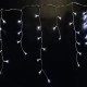 200 χριστουγεννιάτικα λαμπάκια led mini βροχή IP44 ψυχρό φως με πρόγραμμα και διάφανο καλώδιο