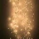 100 micro led λαμπάκια σε ασημί σύρμα με πρόγραμμα θερμό φως εσωτερικής και εξωτερικής χρήσης IP44