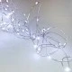 100 micro led λαμπάκια σε ασημί σύρμα με πρόγραμμα ψυχρό φως εσωτερικής και εξωτερικής χρήσης IP44