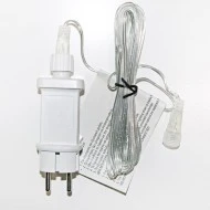 Τροφοδοτικό λευκό για MINILED RGB 230V/31V 12W με 8 ενσωματωμένα προγράμματα 5m