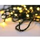 200 led mini χριστουγεννιάτικα λαμπάκια σταθερά και με πρόγραμμα πράσινο καλώδιο θερμό φως IP44