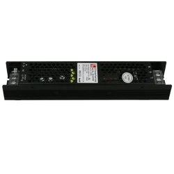 Τροφοδοτικό αλουμινίου mini μαύρο dimmable 100W 230V σε 12V με προστασία από βραχυκύκλωμα 230x50x30mm IP20