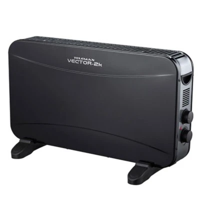 Θερμοπομπός τύπου Convector 2000W με θερμοστάτη Vector 2K Telemax & ασφάλεια υπερθέρμανσης