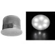 Led σποτ χωνευτό μεταλλικό σατινέ με 6 led των 3W λευκό ψυχρό φως εναλλαγής δέσμης Led σποτ χωνευτό μεταλλικό σατινέ με 6 led των 3W λευκό ψυχρό φως εναλλαγής δέσμης