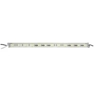 Led μπάρα αλουμινίου μίνι 20cm στεγανή IP54 3W 24VDC ψυχρό λευκό φως με 9led 240lumen