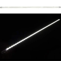 Led μπάρα αλουμινίου 1m στεγανή IP54 11W 24VDC λευκό ψυχρό φως με 48led 1320lumen