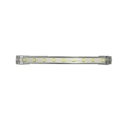 Led μπάρα αλουμινίου μίνι 20cm 3W 24VDC στεγανή IP54 θερμό λευκό φως 200lumen και 9led