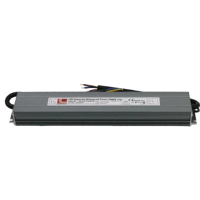 Τροφοδοτικό ντιμαριζόμενο αλουμινίου 200W 230VAC σε 12VDC με προστασία από βραχυκύκλωμα IP67