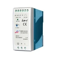 Τροφοδοτικό ράγας 40W 1.7A 230V στα 24VDC για ταινίες και λάμπες led
