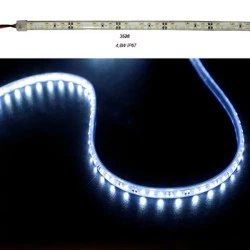 Led ταινία αδιάβροχη 5m 12VDC 4,8W/m μπλε φως IP67 στεγανή 60LED3528/m