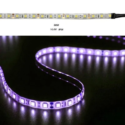 Led ταινία 5m 12VDC 14.4W/m RGB (εναλλαγής χρωμάτων) IP54 στεγανή αυτοκόλλητη 60LED5050/m Led ταινία 5m 12VDC 14.4W/m RGB (εναλλαγής χρωμάτων) IP54 στεγανή αυτοκόλλητη 60LED5050/m