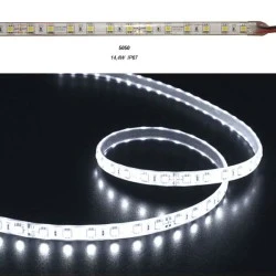 Led ταινία 5m αδιάβροχη 24VDC 14,4W/m ψυχρό λευκό φως IP67 στεγανή 60LED5050/m