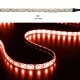 Led ταινία 5m 14.4W/m 24VDC κόκκινο φως IP54 στεγανή αυτοκόλλητη 60LED5050/m