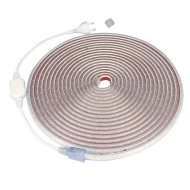 Ταινία led 10m 230VAC 10w/m 60led/m ψυχρό λευκό φως 6500k στεγανή IP65 με παροχή 0,5m