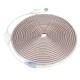 Ταινία led 10m 230VAC 15w/m 120led/m θερμό φως 3000k στεγανή IP65 με παροχή 0,5m & τάπα τέρματος