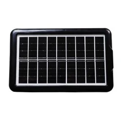 Ανεμιστήρας επιτραπέζιος Φ34.5 10W επιτραπέζιος με φωτοβολταικό πάνελ και λάμπα σε λευκό - πράσινο χρώμα