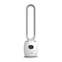 Ανεμιστήρας πύργος χωρίς φτερωτές λευκός 30W DC με κοντρόλ (300-24553)