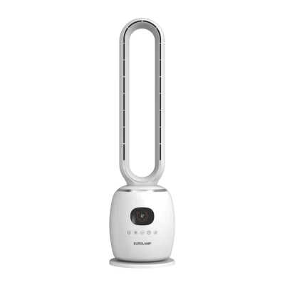 Ανεμιστήρας πύργος χωρίς φτερωτές λευκός 30W DC με κοντρόλ (300-24553)