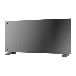 Θερμαντικό γυάλινο πάνελ μαύρο 2000W 230V 50/60Hz με προστασία υπερθέρμανσης
