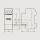 Ωρομετρητής ράγας VEMER HMD-1236 12-36VDC 2module ανάλυση 1/100h