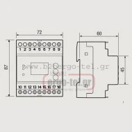 Τριφασικός ψηφιακός μετρητής KWH ENERGY - 400D PWR VEMER με οθόνη LCD