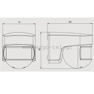 Aνιχνευτής κίνησης 200° 8m 230VAC VEMER SENSOR – 200BLISTER