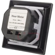 Ωρομετρητής πόρτας πίνακα HM-1 240VAC-50Hz μέγιστη μέτρηση 99.999,9 ώρες 48x48mm