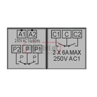 Εναλλακτής δύο αντλιών AL-40 KRONOS 230V AC 50/60Hz Εναλλακτής δύο αντλιών AL-40 KRONOS 230V AC 50/60Hz