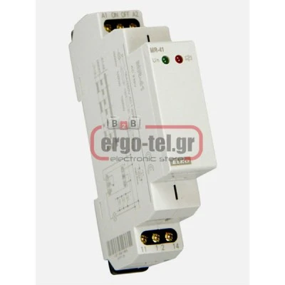 Ρελέ μνήμης - καστάνιας MR41/UNI 12-240VAC/DC 1 επαφή ράγας 16A ELKO