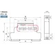 Ασύρματος δέκτης ράγας elko RFSA-61M 1module 230v με κεραία & 1έξοδο εμβέλεια 200m