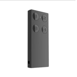 Tηλεχειριστήριο με 4 μπουτόν RF KEY-40/W με εμβέλεια επικοινωνίας 100m σε μαύρο χρώμα