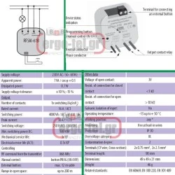 Ασύρματος δέκτης elko RFSAI-61B για εφαρμογή σε αυτοματισμούς διακόπτη 1έξοδος εμβέλεια 200m