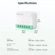 Συσκευή λειτουργίας WiFi Mini R4M Sonoff 100-240V AC συμβατό με Google Home & Amazon Alexa 33x40x16.8 mm