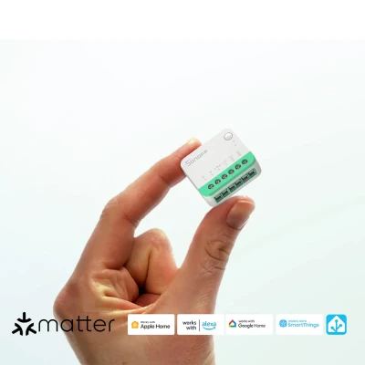 Συσκευή λειτουργίας WiFi Mini R4M Sonoff 100-240V AC συμβατό με Google Home & Amazon Alexa 33x40x16.8 mm