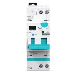 Ρελέ Διαρροής WiFi TOSMR1-40-JW EL-TECH Smart RCBO με έξυπνο έλεγχο, προστασία υπέρτασης-υπότασης & παρακολούθηση κατανάλωσης